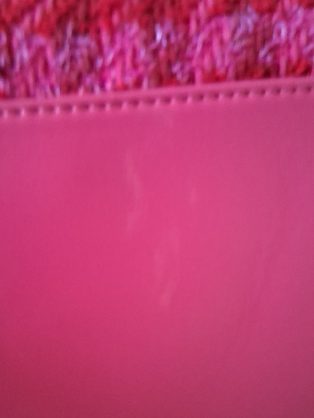 Betsey Johnson Hot Pink Tweed Crossbody Bag - Picture 3 of 3